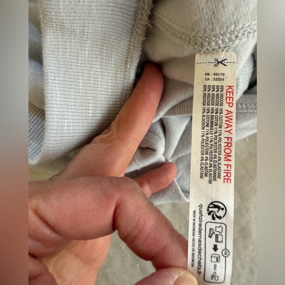 Anthropologie Daily Practice Harem Joggers Large Light Gray Relaxed Fit Joggers - Picture 7 of 8